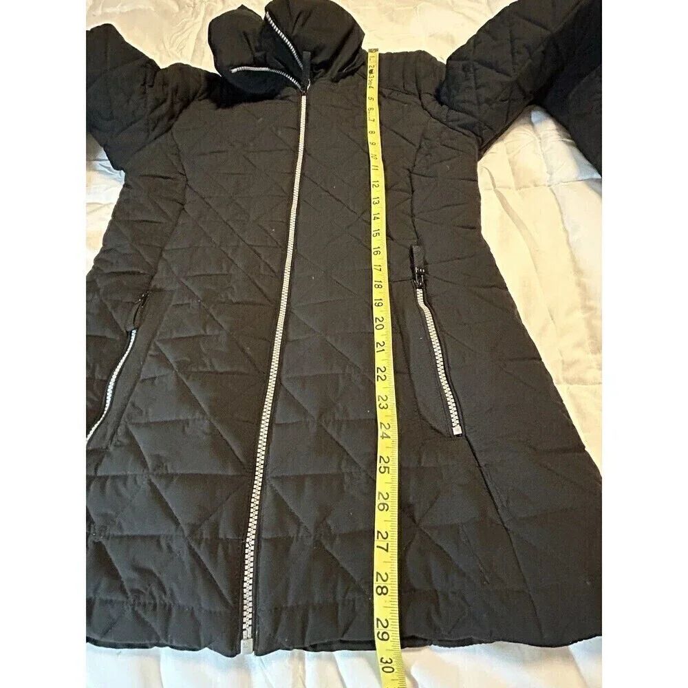 Marc New York Puffer Jacket Black with Pockets High Neck Medium - Picture 7 of 9